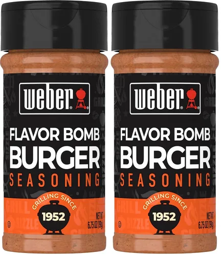 Miniatura 19 de Weber Set de condimentos Ultimate Grilling con ajo asado y hierbas, Kick'n Chicken, Gourmet Burger y condimentos Chicago Steak