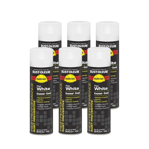 Miniatura 3 de Rust-Oleum V2196838 - Pintura en aerosol de esmalte preventivo de óxido V2100 de alto rendimiento, contenedor de 20 onzas líquidas, relleno de 15