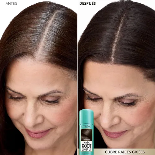 Miniatura 3 de L'Oreal Paris Magic Root Cover Up Corrector Spray para rubias, rubio medio, 2 onzas líquidas, sin amoníaco ni peróxido, adecuado para tinte