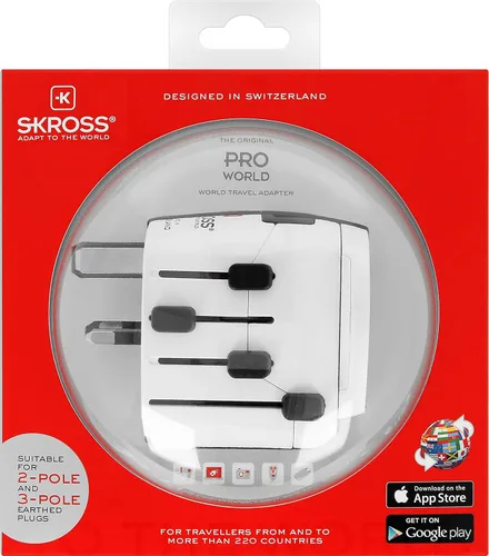 Miniatura 9 de Skross Adaptador de viaje PRO World con enchufes de tierra