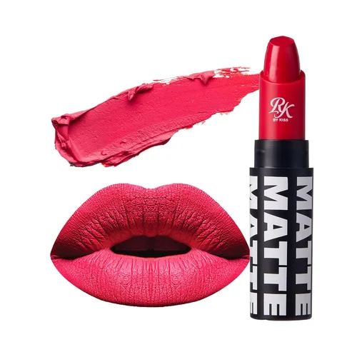Miniatura 36 de Labial de Ruby Kisses, acabado mate, larga duración, altamente pigmentado, de aplicación suave, maquillaje de labios de cobertura total
