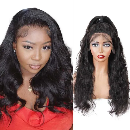 Miniatura 20 de Cabello humano ondulado con cierre frontal de encaje HD 4 x 4, cierre de encaje con cabello de bebé, cabello humano 100% virgen brasileño