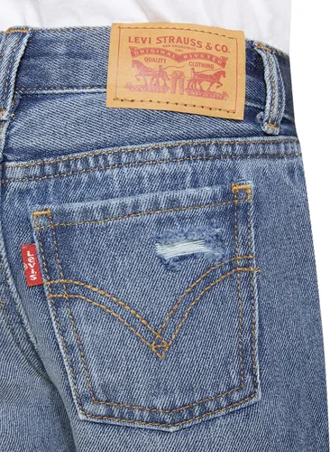 Miniatura 26 de Levi's Kids Girls Girlfriend Fit Short Shorts (Niños grandes)