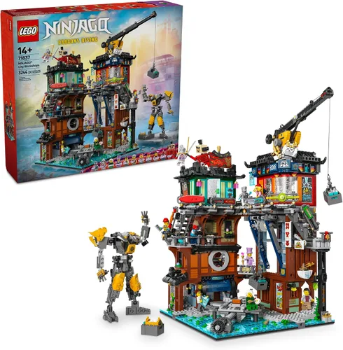 LEGO NINJAGO City Workshops - Juguete de construcción – Juego de ninja para niños y niñas, a partir de 14 años – Regalo para adolescentes – Incluye