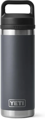 Miniatura 38 de YETI Rambler Botella de 18 oz, aislada al vacío, de acero inoxidable con tapa Chug, negro