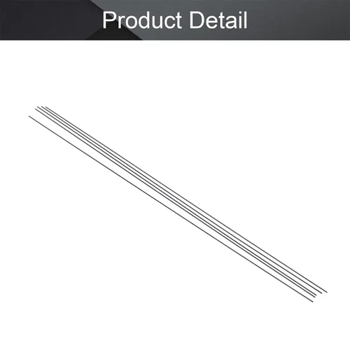 Miniatura 4 de Fielect Varilla de fibra de carbono de 0.039 in para avión RC Mate Pole Longitud 15.748 in 15.7 pulgadas 5pcs