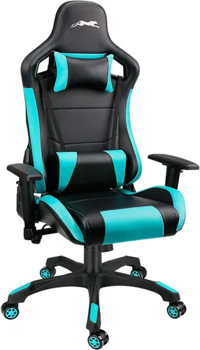 Miniatura 9 de Leopard - Silla de juegos con respaldo alto, silla de oficina de piel sintética, sillas de videojuegos ajustables, silla giratoria de carreras