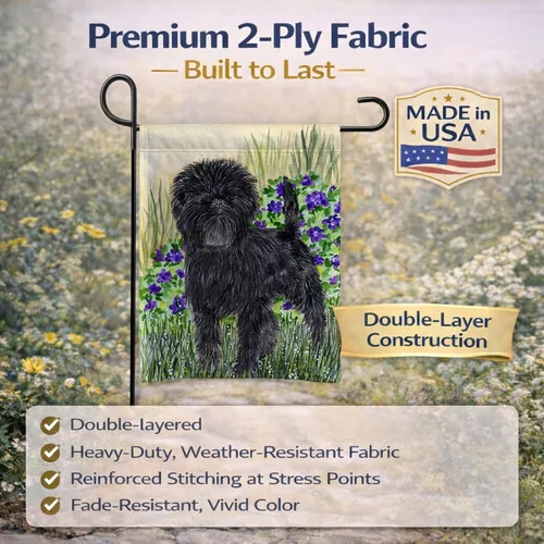 Miniatura 5 de Caroline's Treasures SS8151GF Affenpinscher - Bandera decorativa para jardín, jardín, jardín, jardín, bandera, bandera, decoración para patio