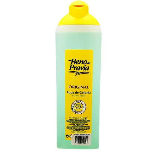 Heno de Pravia Agua de Colonia, Original Agua de Colonia, Fragancia fresca y limpia, Loción astringente para después de afeitarse, Colonia ligera,