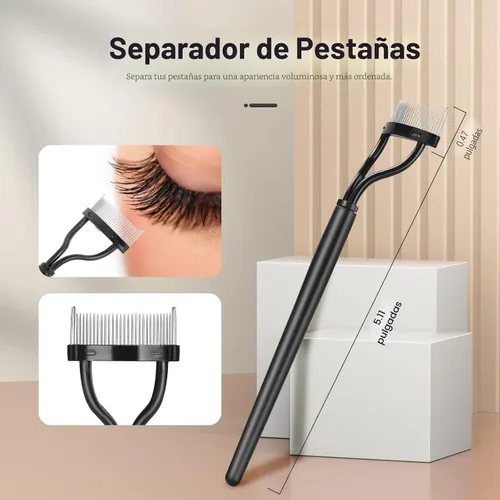 Miniatura 3 de SWEET VIEW Cepillo para cejas, separador de pestañas, peine de cejas y carrete de pestañas, herramientas profesionales de maquillaje de ojos