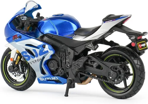 Miniatura 3 de HTLNUZD Modelo de aleación de motocicletas de carreras 1/18 para Suzuki GSX-R1000 R Vehículos de fundición estática, regalo de exhibición