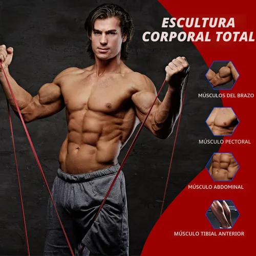 Miniatura 5 de LEEKEY Pull Up Assistance Bands,Muit Levels Resistance Bands for Senior/Adults,Exercise Bands with Door Anchor, Strength Bands for Fitness Training