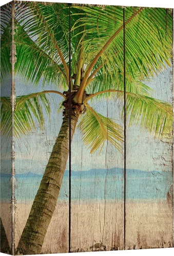 Miniatura 37 de Wall26 - Arte de pared estampado en lienzo con decoración occidental sobre panel de madera, naturaleza salvaje con sol y cielo brillantes, arte