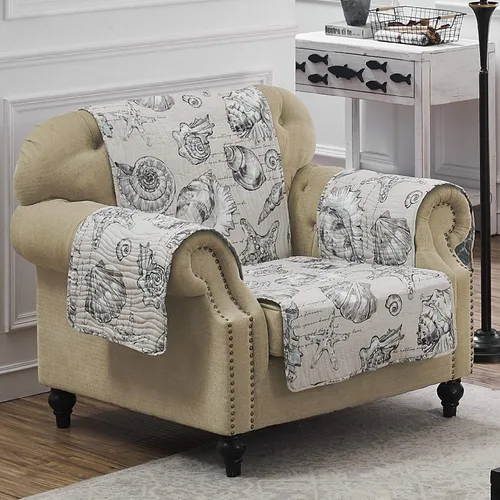 Miniatura 10 de Barefoot Bungalow Cruz - Funda para sillón, color blanco