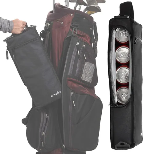 Miniatura 3 de Athletico Bolsa térmica de golf: enfriador aislado de lados suaves con capacidad para un paquete de 6 latas o dos botellas de vino