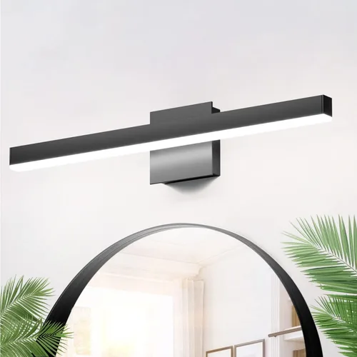Miniatura 17 de Aipsun - Lámpara LED para baño moderna, color negro