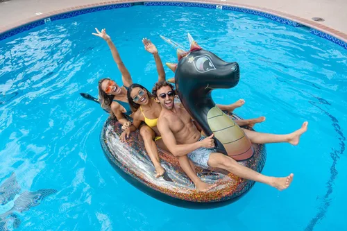 Miniatura 3 de Poolcandy Gigantic Inflatable 2 to 3 Person Pool, Beach, and Lake Swim rafts