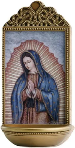 Miniatura 2 de Christian Brands Angel Guardian Fuente Agua Santa - Marco Sevelli 3" W x 6" H YC915