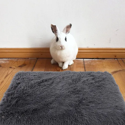 Miniatura 3 de Wear-Resistant Plush Pet Bed Cushion for Dogs and Cats Soft Puppy Nest Mat for Indoor Use Portable Comfortable Pet Sleeping Pad for Couch Cage and