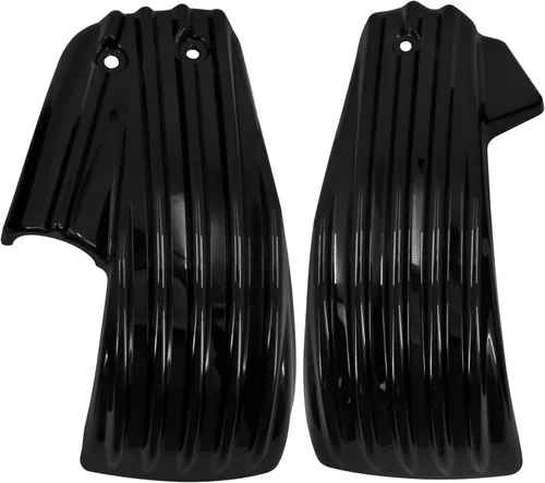 Miniatura 3 de Cubiertas de carenado lateral de batería izquierda y derecha para Harley M8 Softail Breakout Fat Boy FXBR FXBRS 2018-2023 Negro