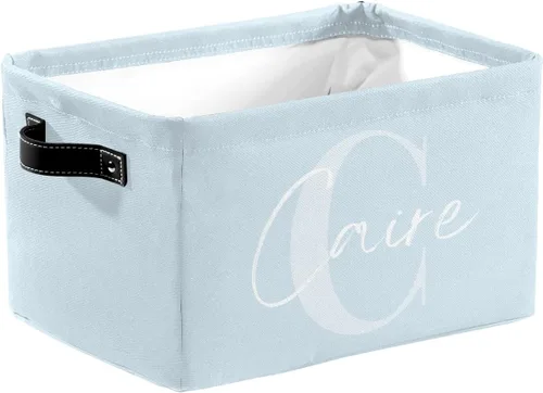 Miniatura 8 de Cesta de regalo personalizada con nombre, caja de juguetes de almacenamiento personalizada para niños, organizador de cubos de almacenamiento