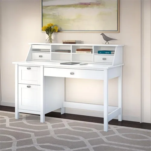 Miniatura 2 de Bush Furniture Escritorio para computadora, blanco puro
