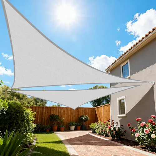 Artpuch - Toldo tipo vela, de 6.53 oz/m², bloquea los rayos ultravioleta, ideal para el patio, jardín, instalaciones y actividades al aire libre (20