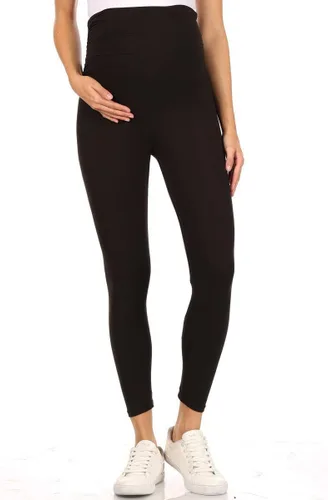 Miniatura 2 de Leggings Depot - Leggings de maternidad para mujer, sobre el vientre, mallas de yoga casuales para embarazo