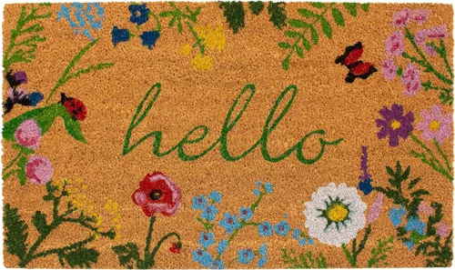 Miniatura 10 de Calloway Mills Felpudo de bienvenida Butterfly Garden 24 x 36 Bienvenido al jardín de mariposas