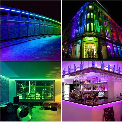 Miniatura 8 de BTF-LIGHTING WS2811 Tira LED direccionable Ultra brillante 5050 SMD RGB 60LED/m 20Pixels/m Píxeles Multicolor Luz Total 300LED 100Pixeles 16.4ft