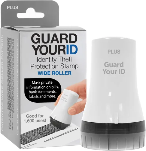 Miniatura 26 de Guard Your ID Advanced Roller 2.0 - Sello de seguridad para prevención de robo de identidad, color azul