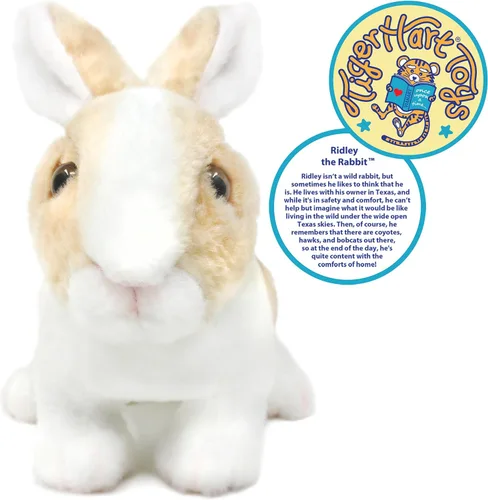 Miniatura 4 de TigerHart Ridley The Rabbit - Conejito de peluche realista de 11 pulgadas