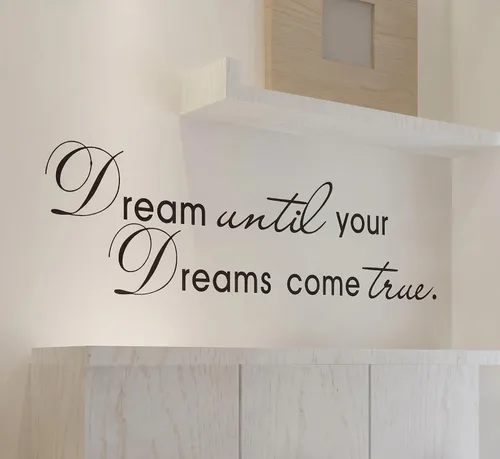 Miniatura 3 de Texto Dream until your dreams come true, negro, DG-DR-577