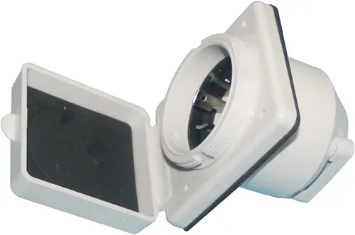 Miniatura 6 de Malxs Entrada de Alimentación para Orilla 125V 30 Amp Adaptador RV Excelente Reemplazo para Remolque, RV, Autocaravana NEMA L5-30R - Conector