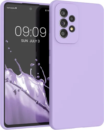 Miniatura 86 de kwmobile Funda Compatible con Samsung Galaxy A14 5G - Funda de teléfono de TPU y silicona con acabado suave - Verde Lima