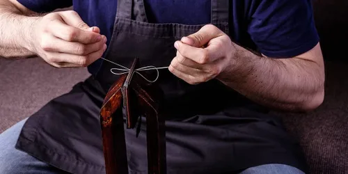Miniatura 7 de Mandala Crafts Poni de costura de cuero a mano – Abrazadera de costura de cuero de mano, herramienta de tornillo de caballo para trabajos de cuero