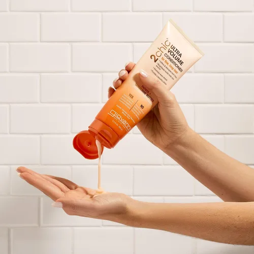 Miniatura 4 de GIOVANNI 2chic Acondicionador de ultra volumen, fórmula voluminizadora diaria con papaya y mantequilla de mandarina, promueve el control sin