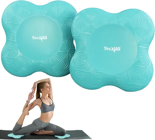 Miniatura 8 de Yes4All Yoga Knee Pads Pair, Thick Yoga Kneeling Pad for Pilates Exercise, Cushion Gear for Knees & Elbow with 13/16" Thickness B. Púrpura
