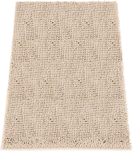 Miniatura 29 de Alfombra absorbente para perros para patas sucias, 120" x 36" alfombras de chenilla para interiores para la entrada, alfombra antideslizante lavable