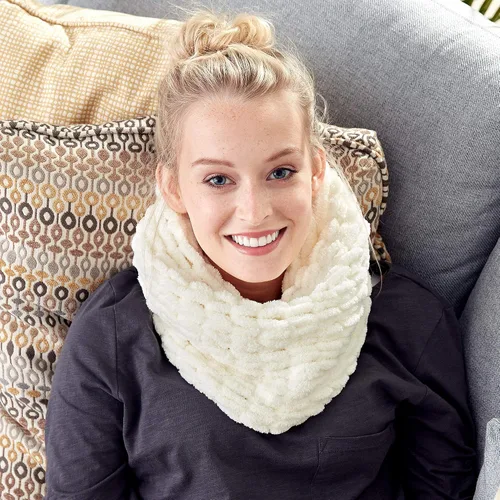 Miniatura 5 de Bernat Alize Blanket-EZ - Ovillo de lana, color crema