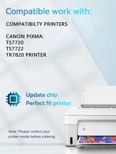 Miniatura 2 de Paquete combinado de cartuchos de tinta PG-285XL y CL-286XL de alto rendimiento compatible con impresoras Canon PIXMA TS7720 TR7820 TS7722 TR 7820