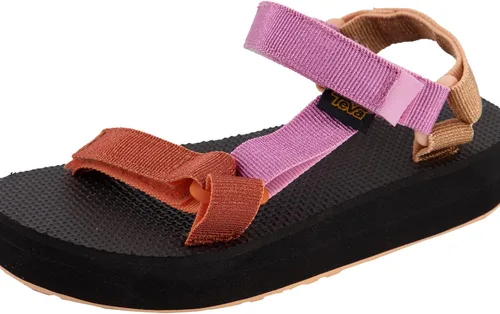 Miniatura 9 de Teva Sandalia metálica universal de forma media unisex para niños, Metálico