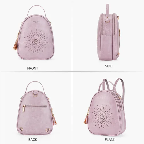 Miniatura 11 de T1953 Mochila para mujer, de piel sintética, para regalo para niñas y mujeres
