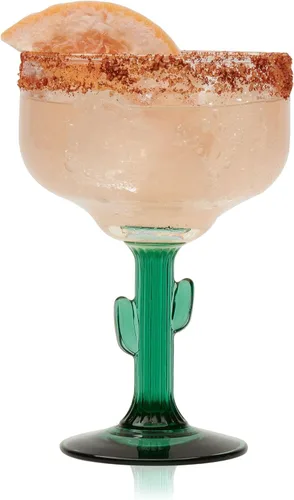 Miniatura 7 de Libbey Blue Ribbon - Juego de 6 vasos de Margarita sin tallo, de inspiración artesanal, elegantes vasos de margarita, cristalería mexicana ligera