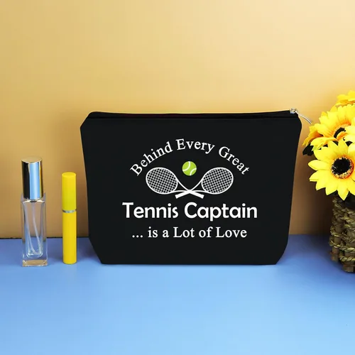 Miniatura 7 de Mikela Bolsa de cosméticos de regalo de capitán de tenis para mujer, Negro