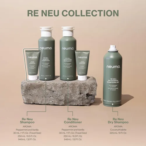 Miniatura 8 de NEUMA Re Neu Champú sin sulfato para eliminación de acumulación y cuidado del cuero cabelludo Champú aclarante con menta y lavanda Fórmula