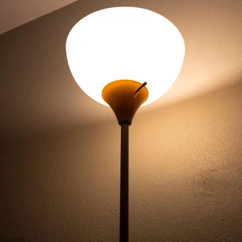 Miniatura 7 de Yardwe 4 piezas de repuesto de pantalla de lámpara de plástico, pantalla de pie de 10 pulgadas, cuenco blanco para lámpara de pie LED antorcha