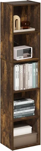 Miniatura 45 de Furinno - Estantería abierta reversible de 5 cubos, color blanco y rosado, 11069WH/PI Blanco/Rosa