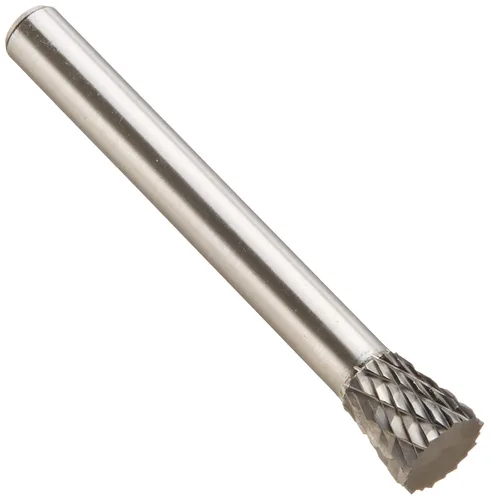 Miniatura 88 de Drill America SA-1 Rebaba de carburo/lima giratoria cilíndrica de doble corte para amoladora de troquel de 1/4" de diámetro x 5/8" de longitud