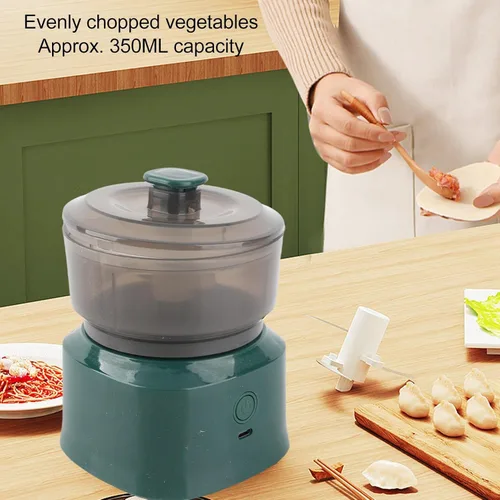 Miniatura 8 de Mini procesador profesional de alimentos recargable por USB para bebé, picador de carne de ajo, chile y cebolla, fabricante portátil de alimentos